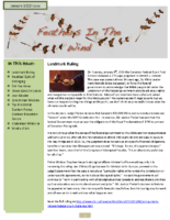 January 2013 Newsletter – Feathers In The Wind